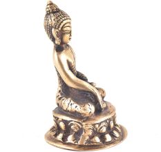 Brass Sitting Meditating Buddha statue
