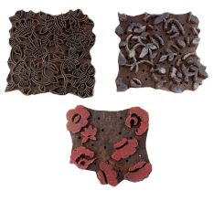 Set of 3 Piece New Mix Wooden Printing Blocks