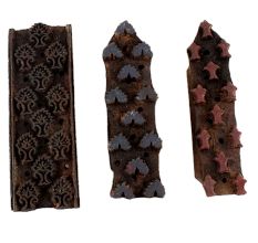 Set of 3 Piece New Mix Wooden Printing Blocks