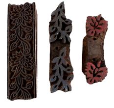 Set of 3 Piece New Mix Wooden Printing Blocks