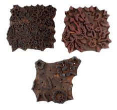 Set of 3 Piece New Mix Wooden Printing Blocks