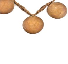 Tribal Brass Necklace With Brass Discs