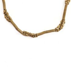 Handmade Brass Tribal Beads Rustic Necklace