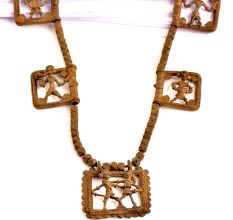 Tribal Handmande Brass Figurine Pendent Necklace