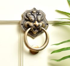 Brass Dragon Face Door Knocker