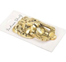 Brass Lion Face Door Knocker