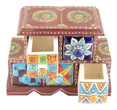 Spice Box Masala Rack Container Gift Items