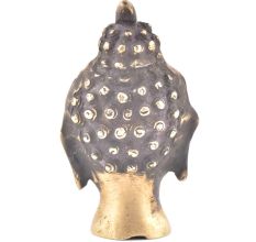Lord Buddha Head Statue In Brass