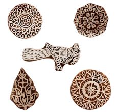 Set of 5 Piece New Mix Wooden Printing Blocks