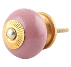  Solid Lavender Ceramic Drawer Knob Online 