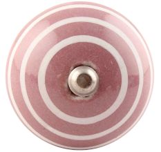 Lavender Striped Ceramic Wine Stopper