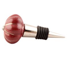 Cherry Golden Line Ceramic Melon Wine Stopper