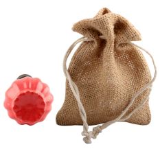 Solid Red Umbrella Ceramic Wine Stopper