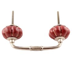 Cherry Golden Line Ceramic Melon Bridge Handle