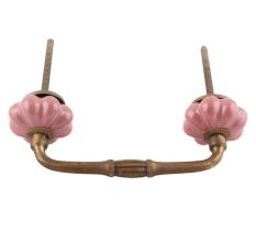 Solid Lavender Ceramic Medium Melon Bridge Handles