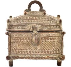 Brass Vintage Handcrafted Storage Box With Latch