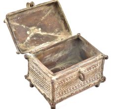 Brass Vintage Handcrafted Storage Box With Latch