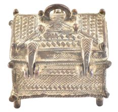 Brass Vintage Handcrafted Storage Box With Latch