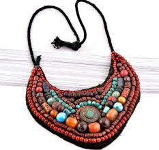 Handmade Collar Beaded Ladakh Necklace
