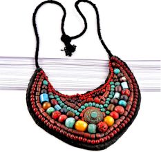 Turquoise Beaded Traditional Necklace Of Ladakh