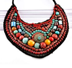 Turquoise Beaded Traditional Necklace Of Ladakh