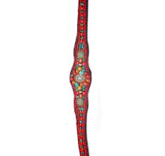 Himalayan Coral AND Turquoise Beaded Belt