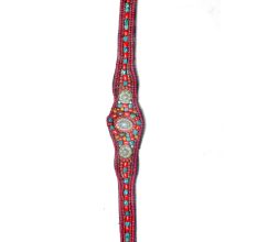 Himalayan Coral Pendent Turquoise Beaded Belt