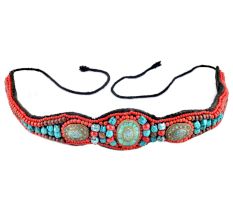 Traditional Ladakh Vintage Pendant Beaded Belt