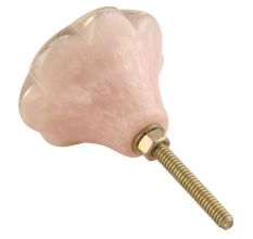 Baby Pink Flower Resin Drawer Knob Online