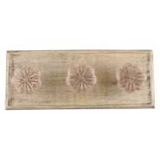 Baby Pink Flower Resin Wooden Hooks Online