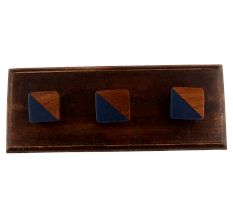 Square Resin Wooden Hooks