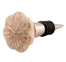 Baby Pink Flower Resin Wine Stopper