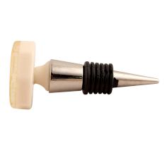 Golden Peacock Octagon Resin Wine Stopper