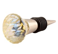 Golden Hue Glass Wine Stopper 