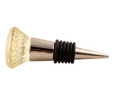 Golden Hue Glass Wine Stopper 