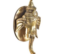Brass Ganesha Head Door Knocker