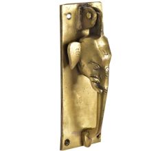 Brass Elephant Long Trunk Door Knocker
