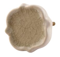 Cream Solid Ceramic Dresser Knob Online