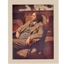 Portrait of a man in a chair Poster and Prints