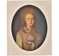 Lithograph of an English lady a woman of Superior Social Position