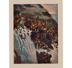 Suvorov's Army Crossing the Alps Poster