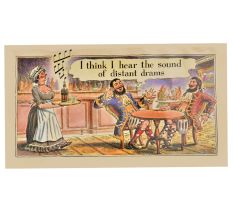 I think I hear the sound of distant dreams Vintage Poster