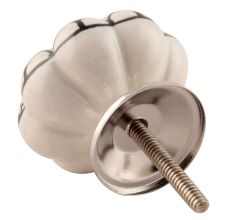 Black Flower Ceramic Melon Cabinet Knob Online 
