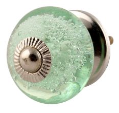 Mint Bubble Glass Drawer Knob Online
