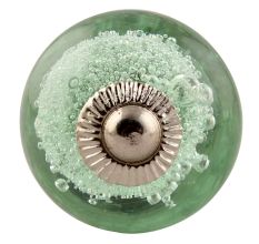 Mint Bubble Glass Drawer Knob Online