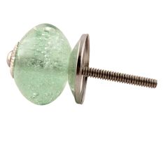 Mint Bubble Glass Drawer Knob Online