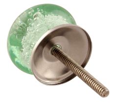 Mint Bubble Glass Drawer Knob Online