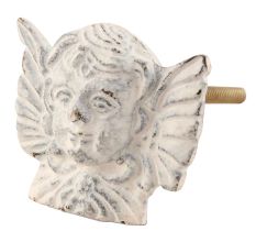 White Angel Iron Knob