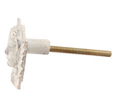 White Angel Iron Knob