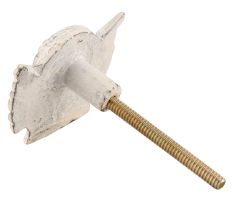 White Angel Iron Knob
